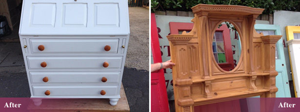 Furniture stripping and repainting
