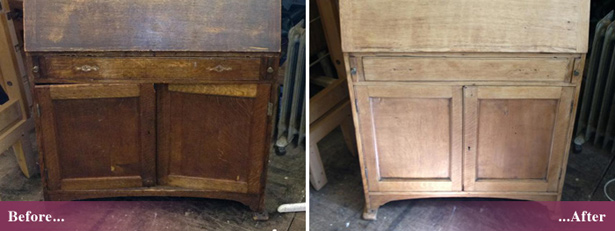 Furniture stripping and repainting