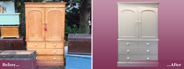 Furniture stripping and repainting