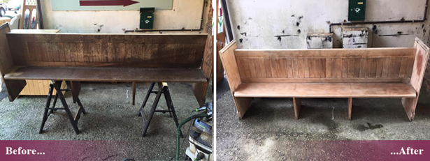 Furniture stripping and repainting