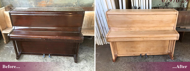 Furniture stripping and repainting