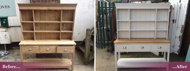 Furniture stripping and repainting