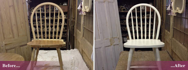 Furniture stripping and repainting