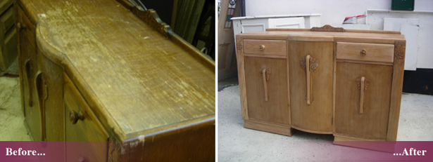 Garden furniture stripping